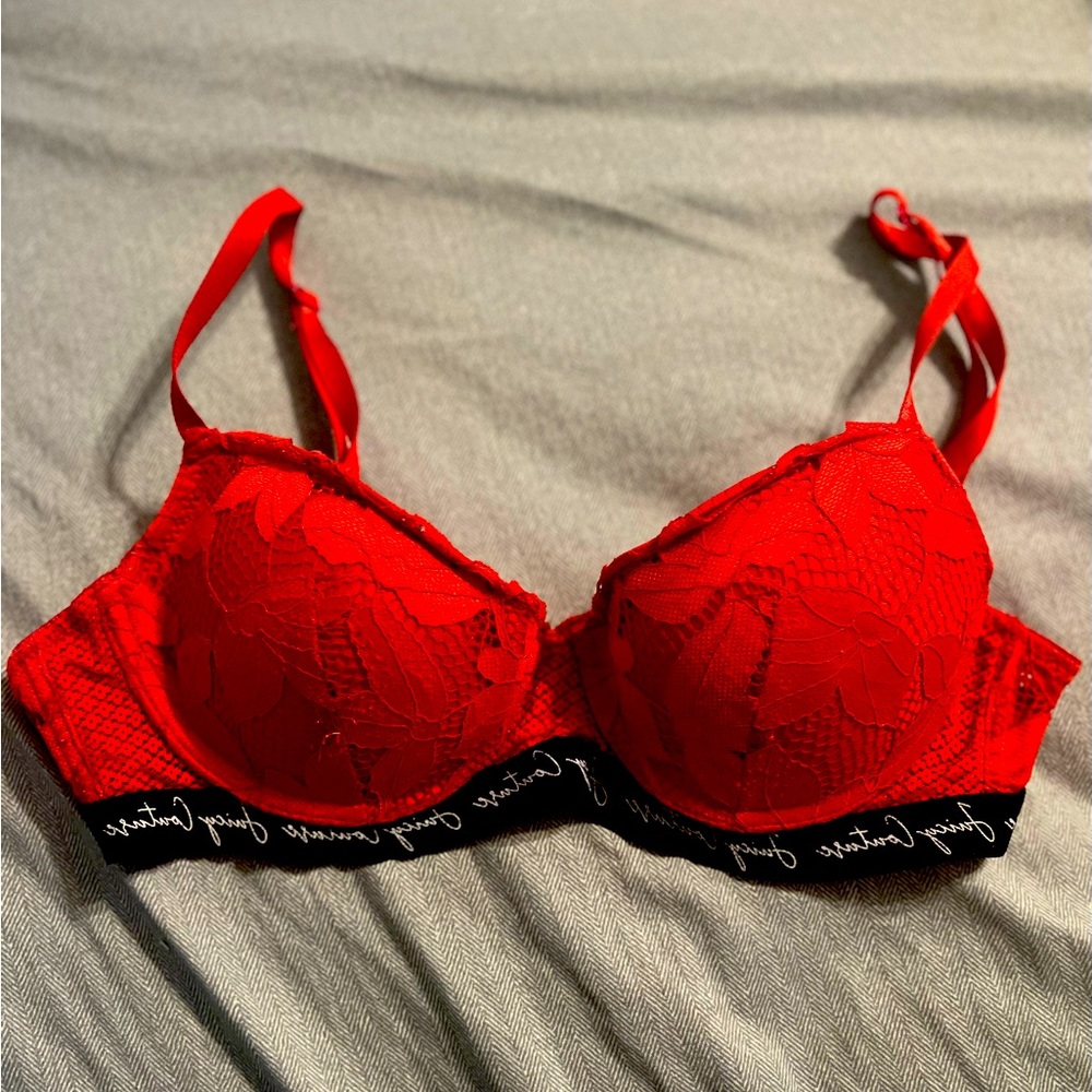 Juicy Couture Red Push-Up Bra